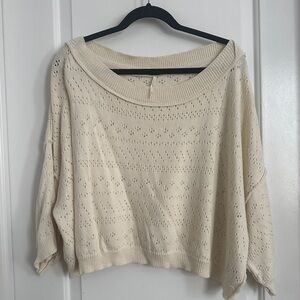 Free People Cropped Sweater